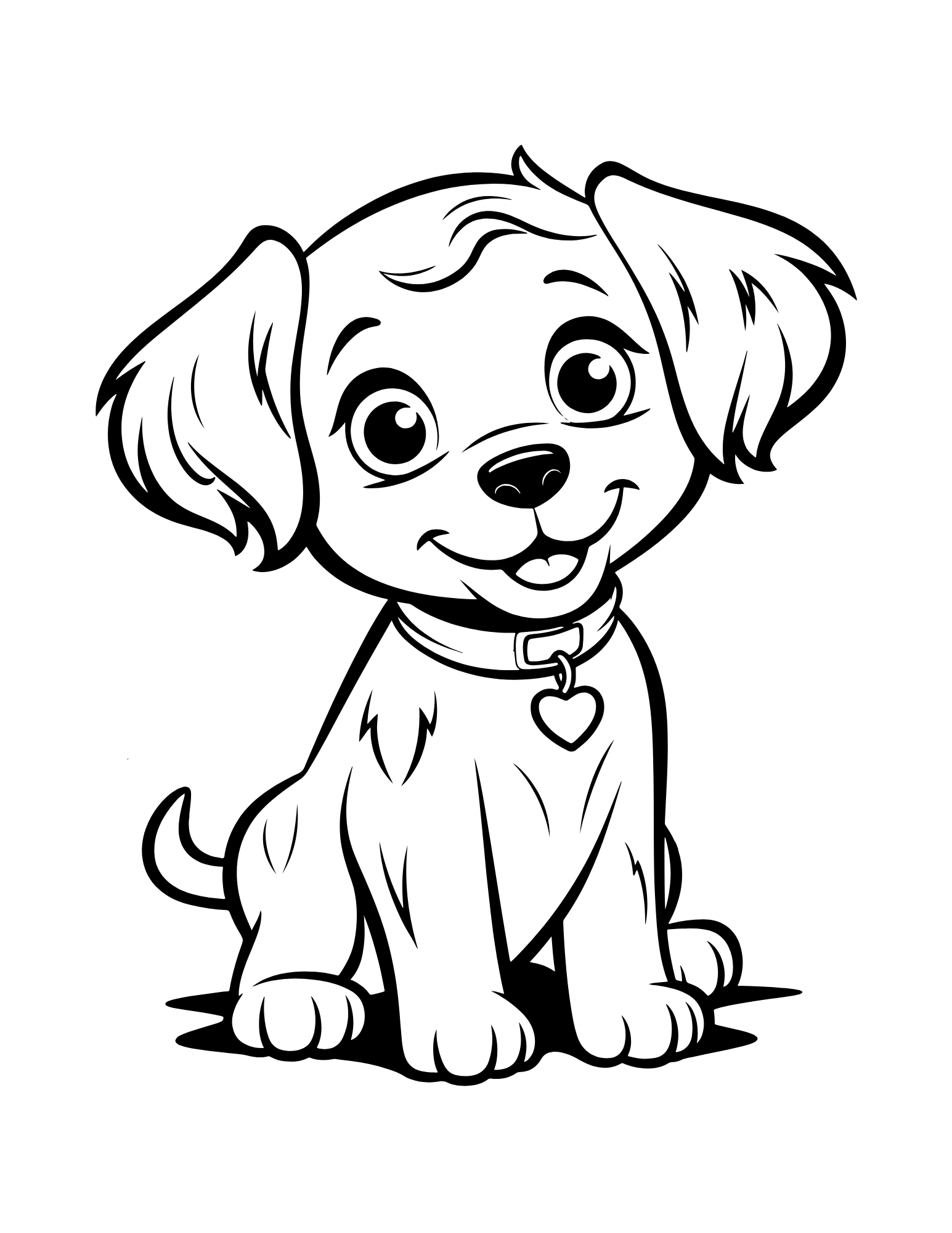 Puppy Love Coloring Book