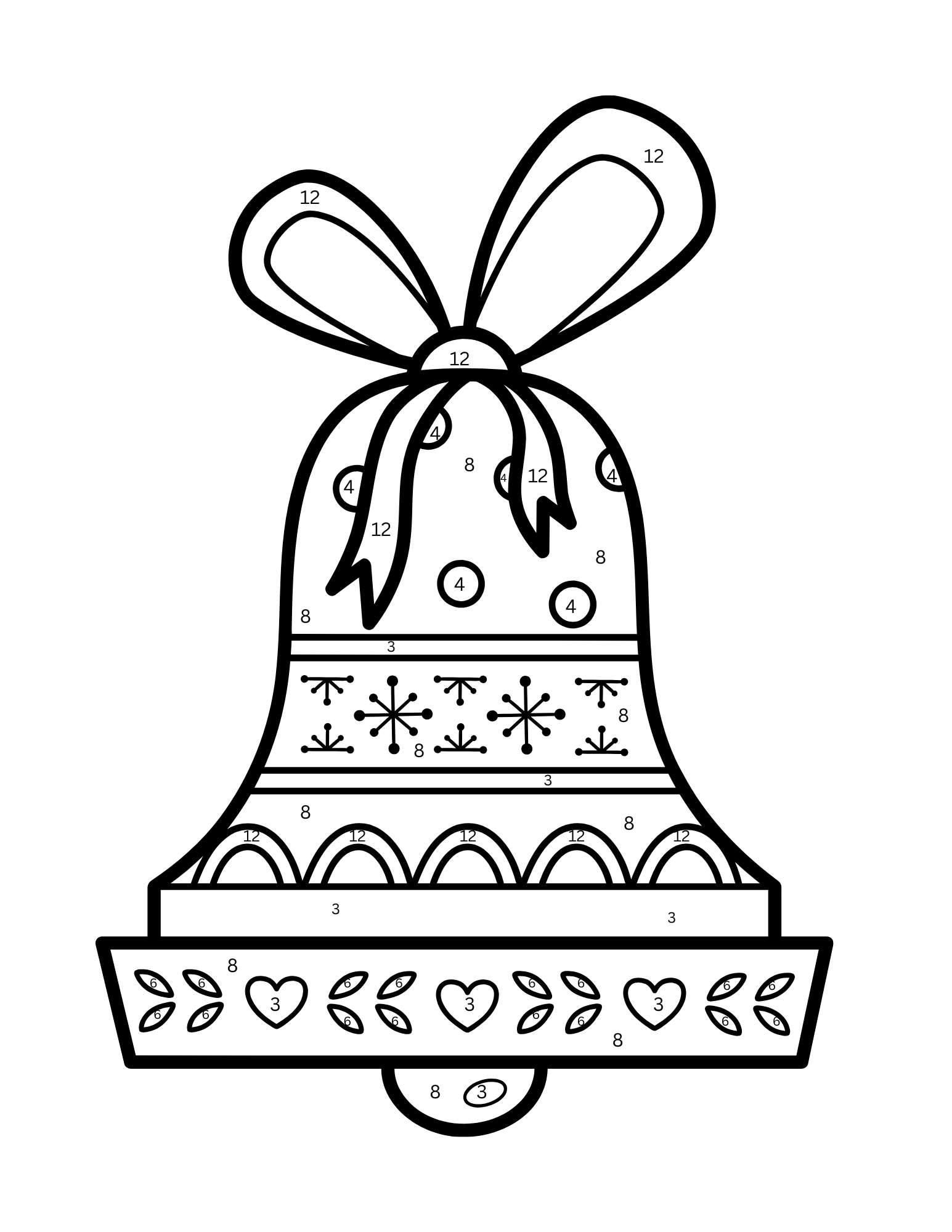 Snowy Smiles Holiday Color By Number Coloring Book