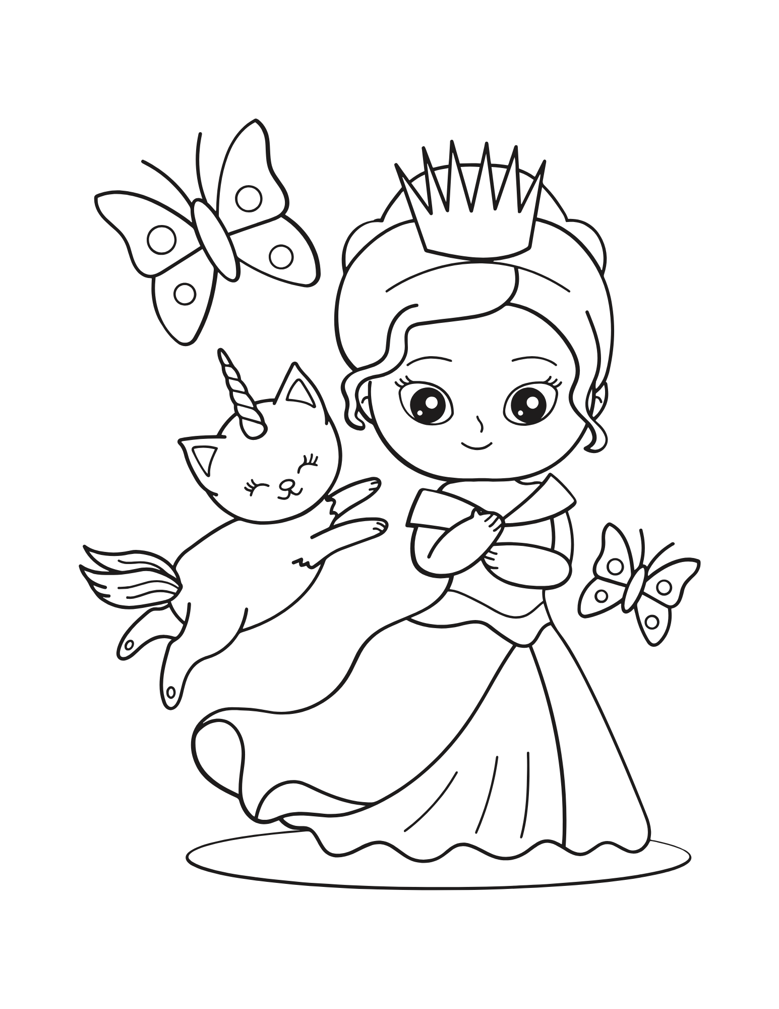 Princess Dreams Coloring Book