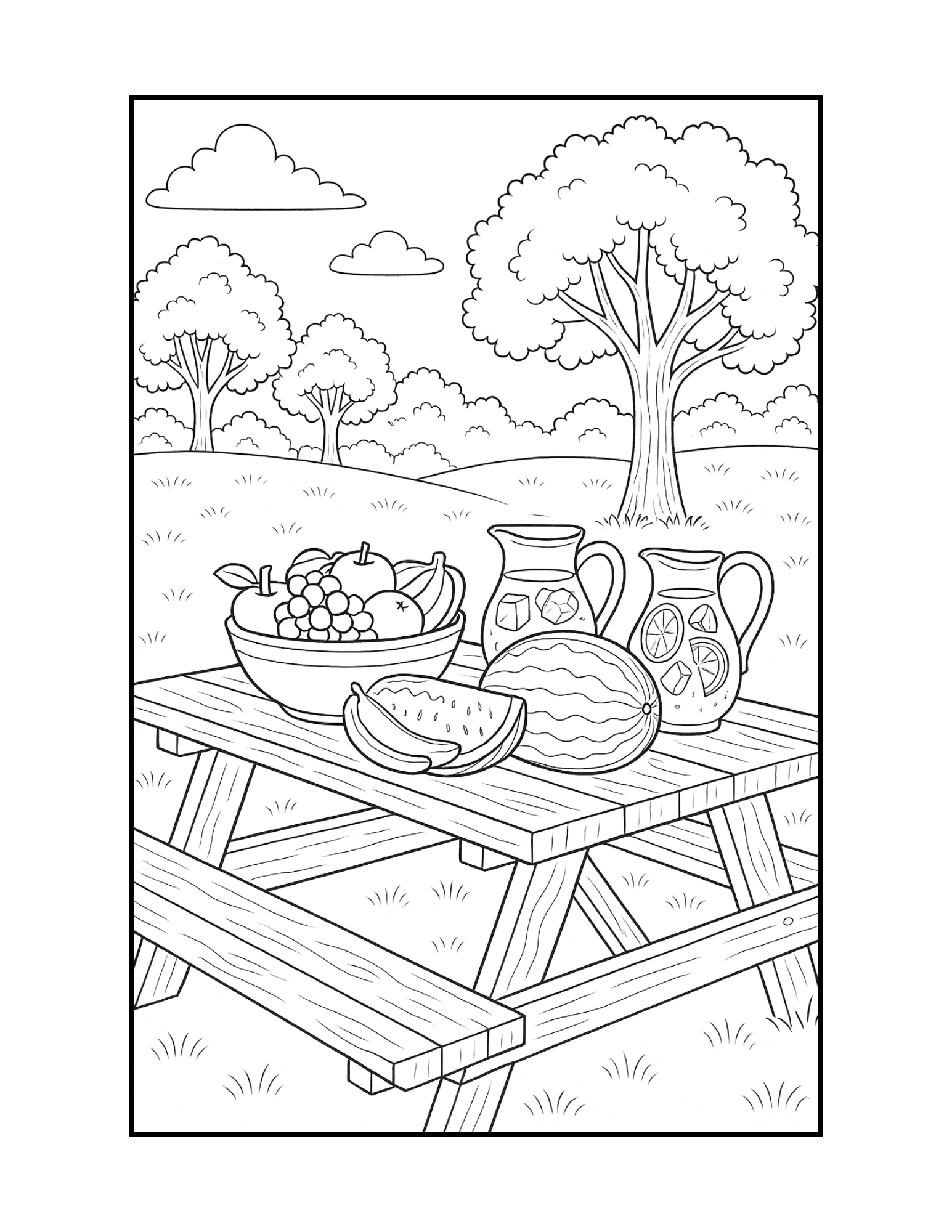 Country Living Coloring Book