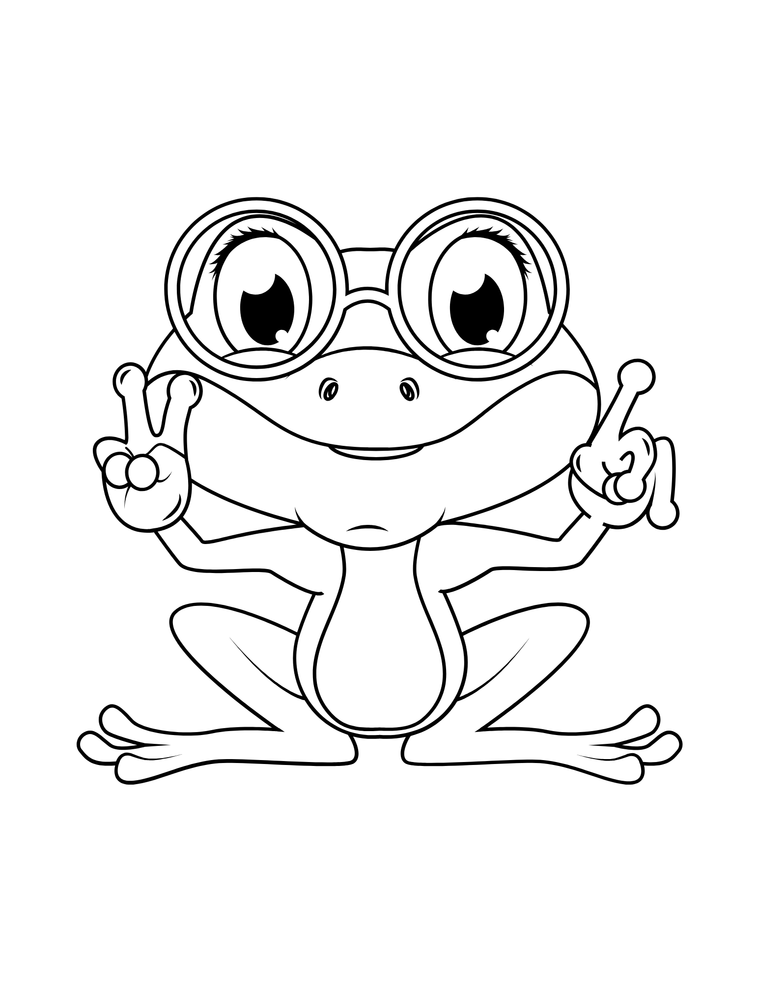 Froggy Fun A Frog Coloring Book