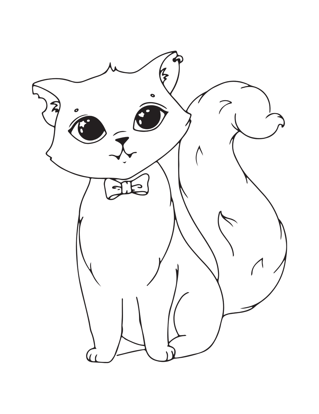 Kitty Cat Love Coloring Book