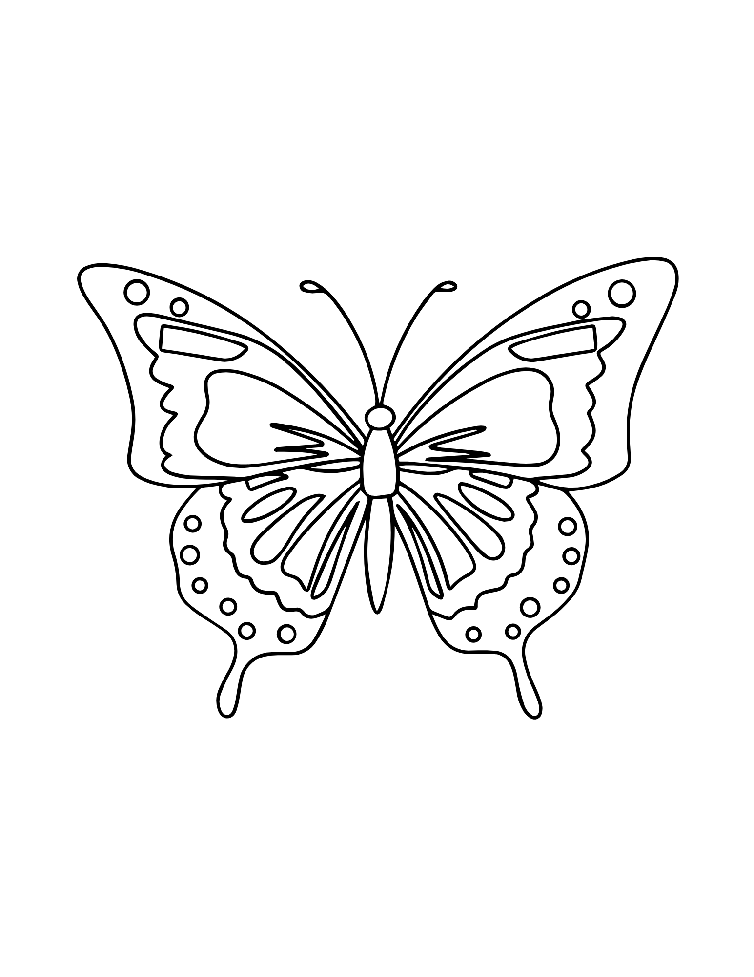 Butterfly Bliss Coloring Book