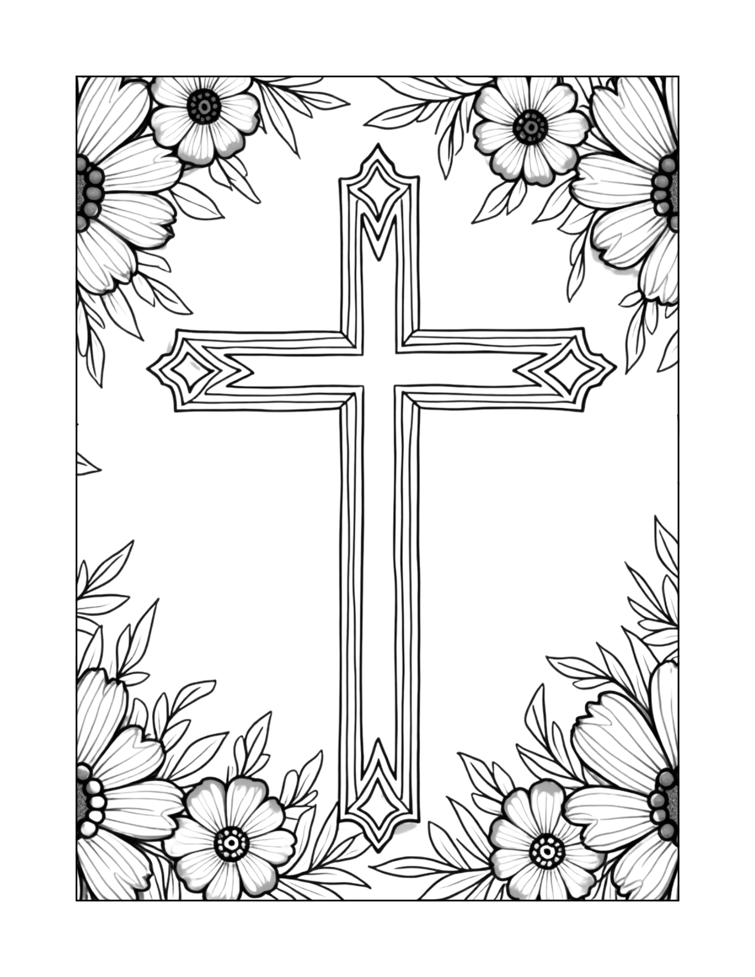 Easter Vibes Coloring Book