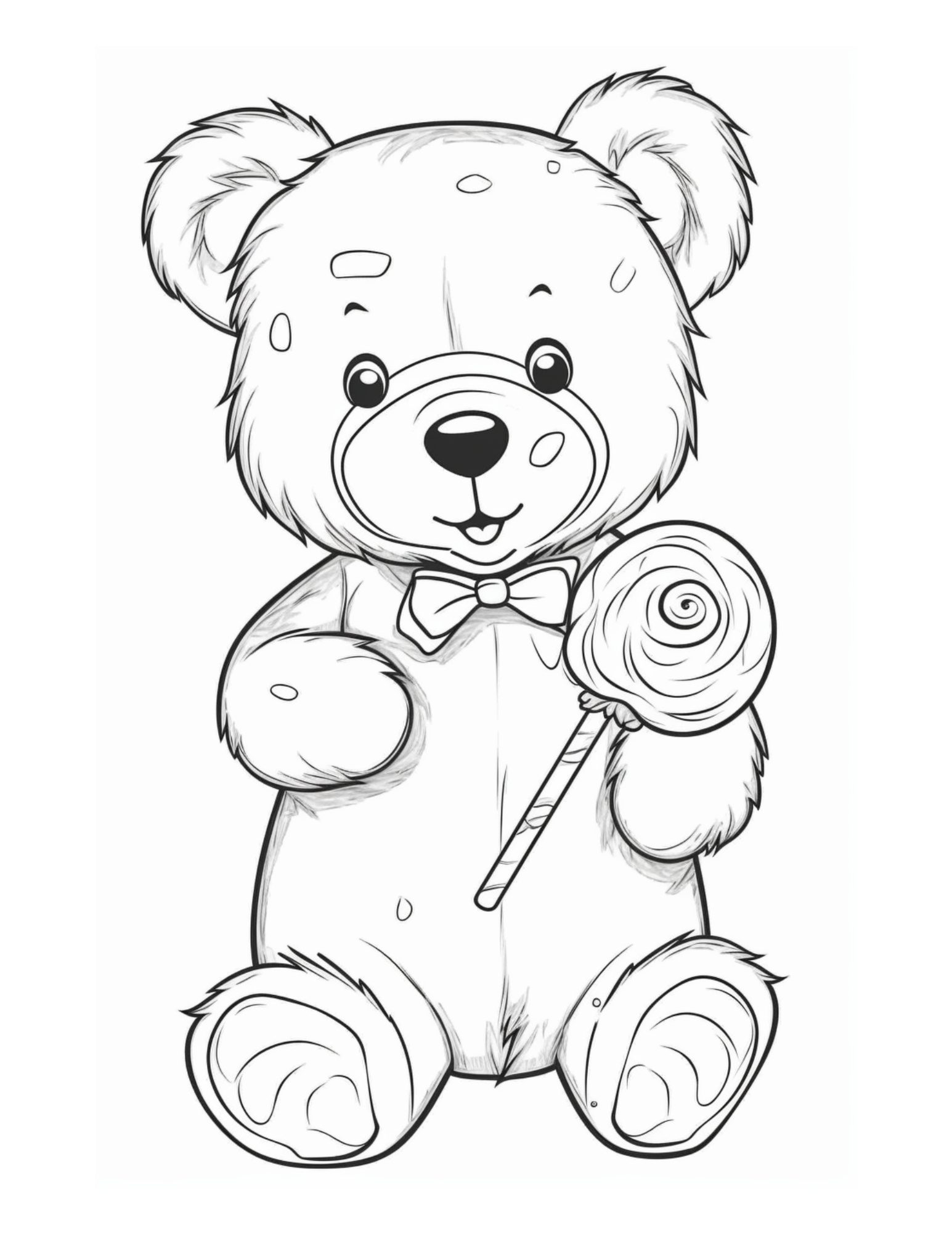 Teddy Bear Coloring Book