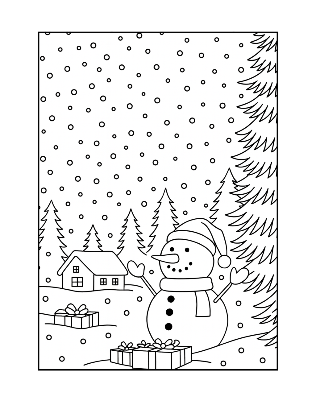 Home for the Holidays Coloring Book