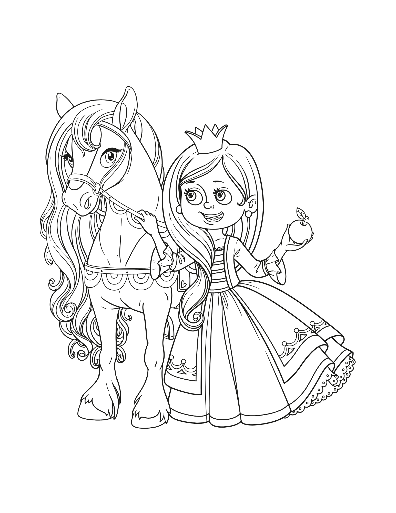 Princess Dreams Coloring Book