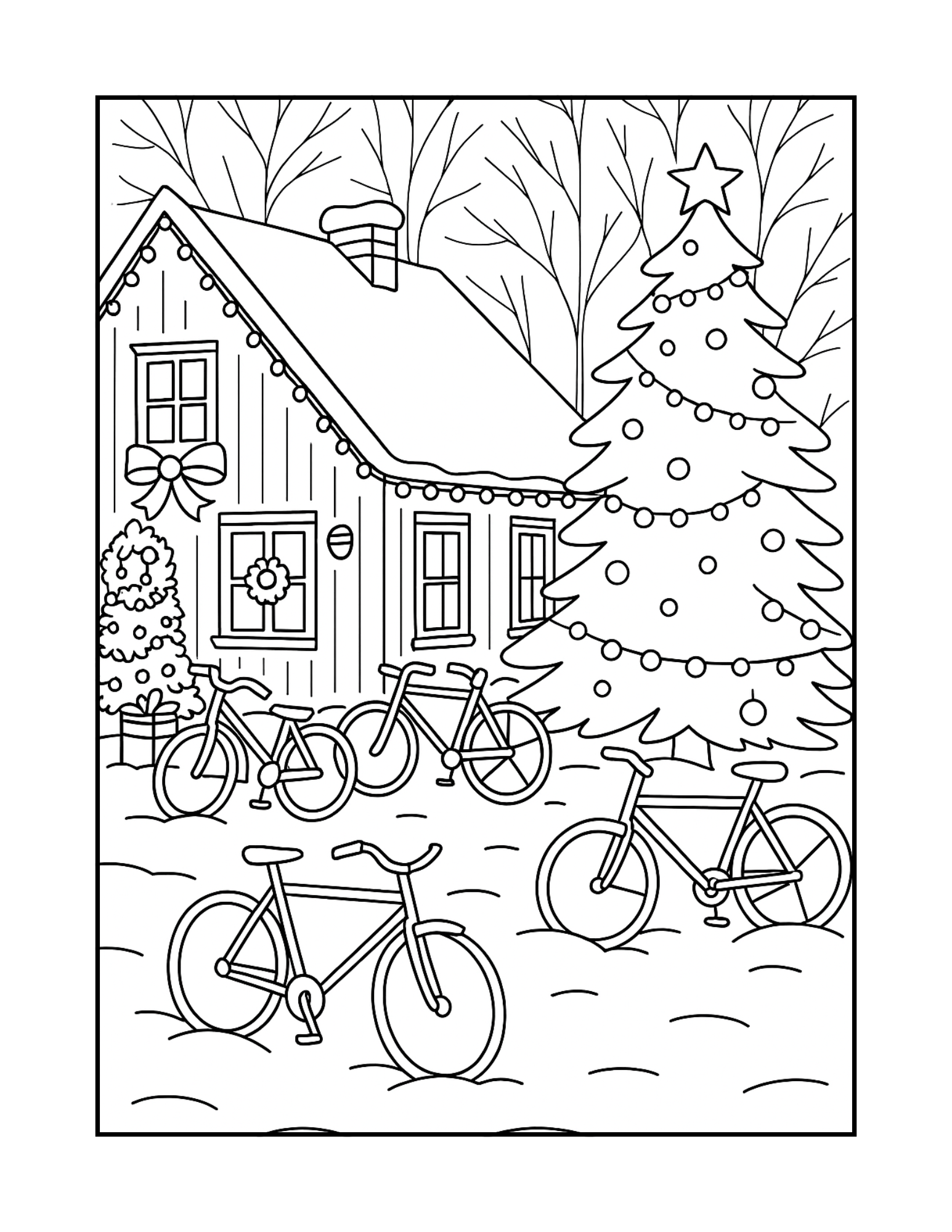 Home for the Holidays Coloring Book