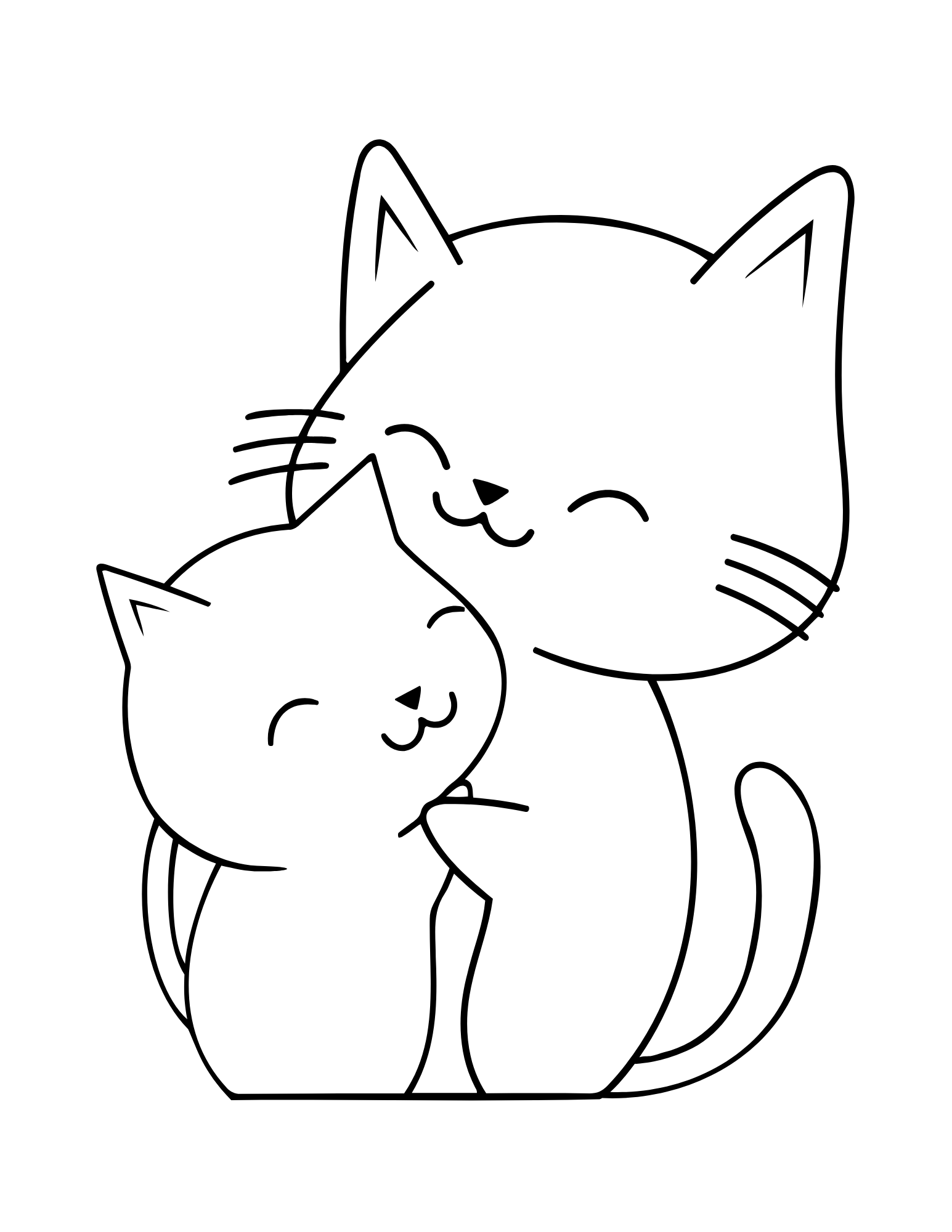 Kitty Cat Love Coloring Book
