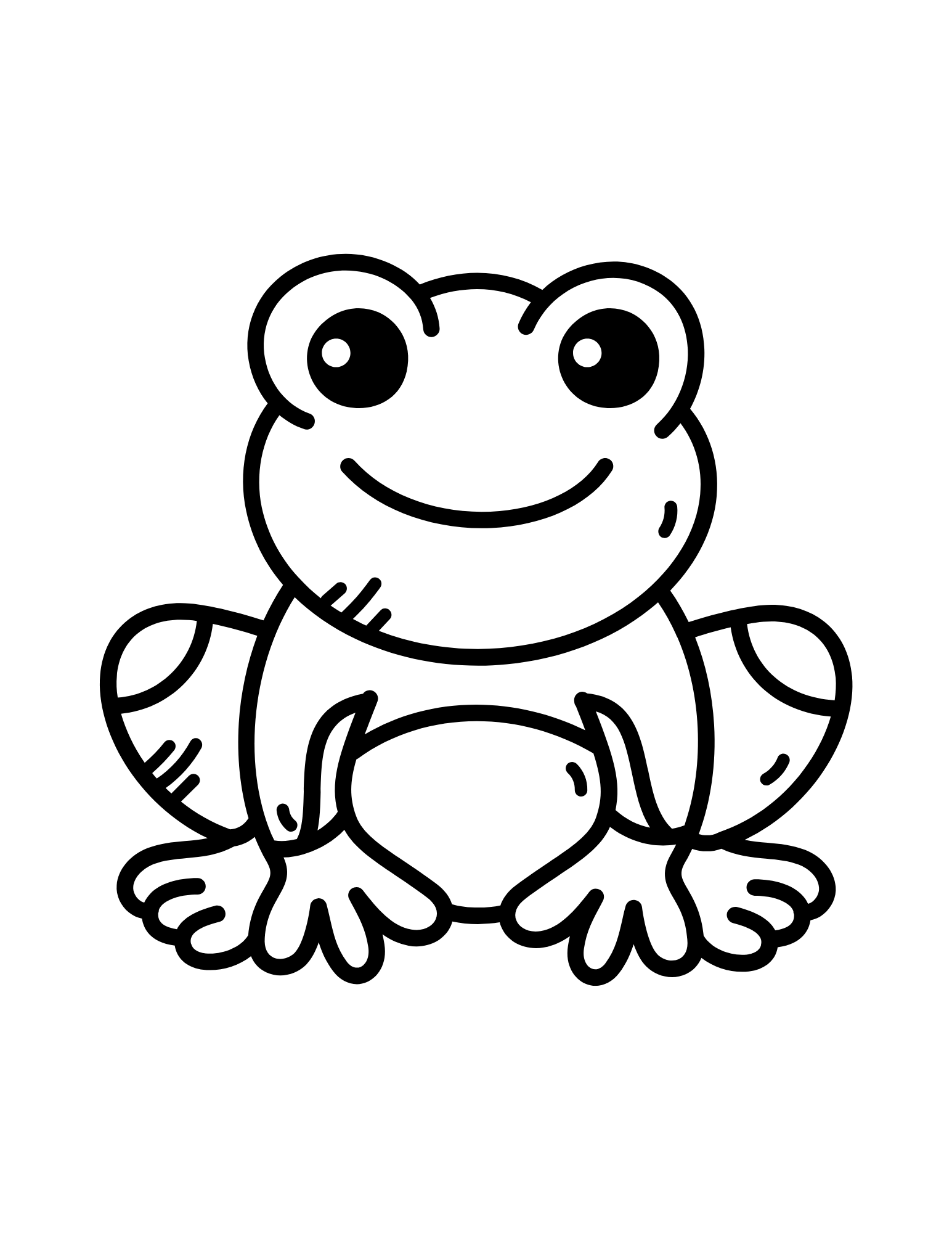Froggy Fun A Frog Coloring Book