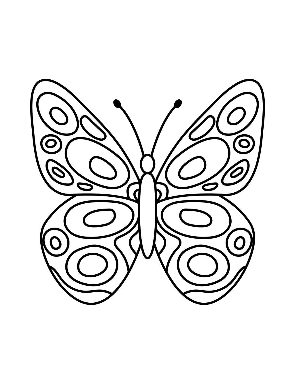 Butterfly Bliss Coloring Book
