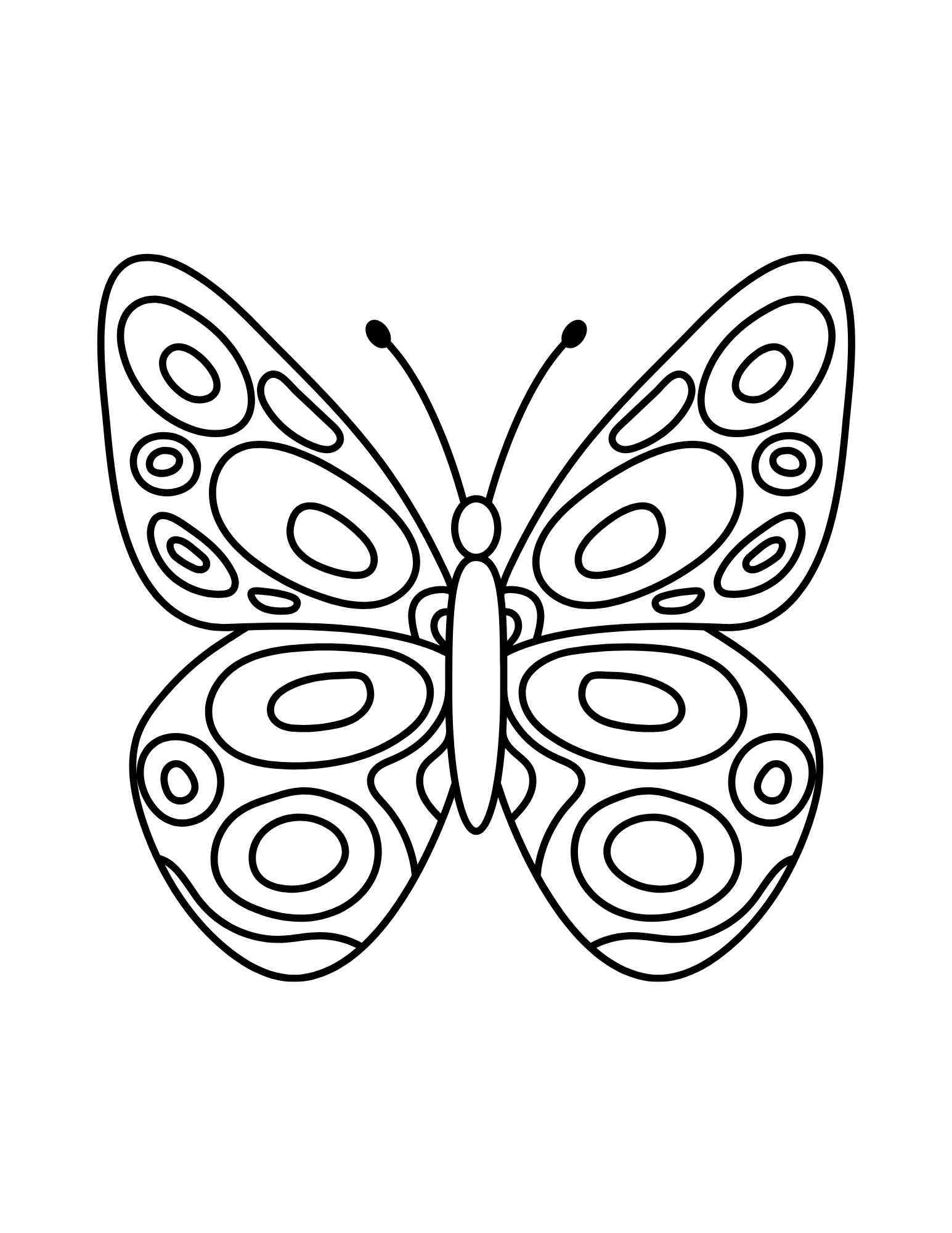 Butterfly Bliss Coloring Book