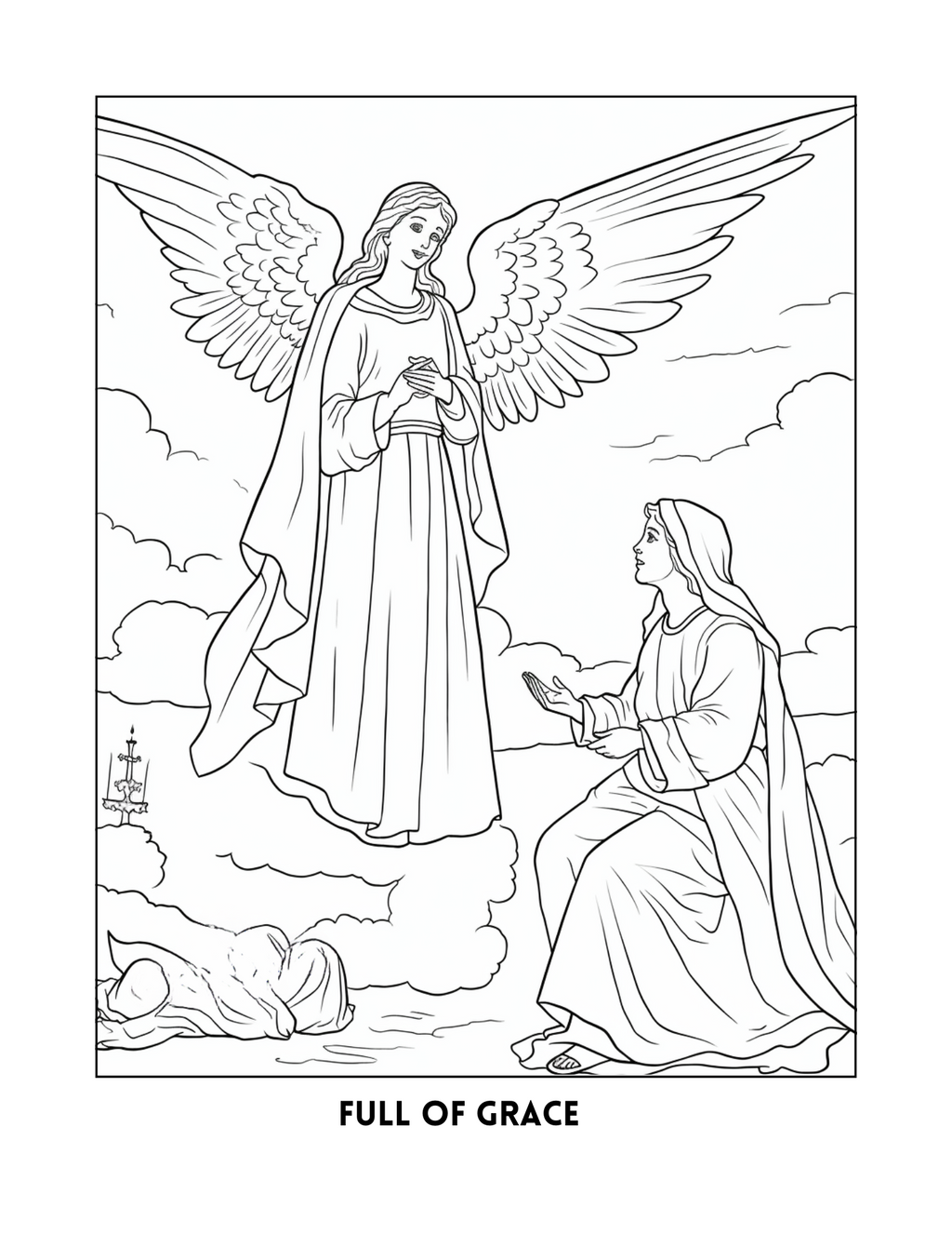 Hail Mary Coloring Book