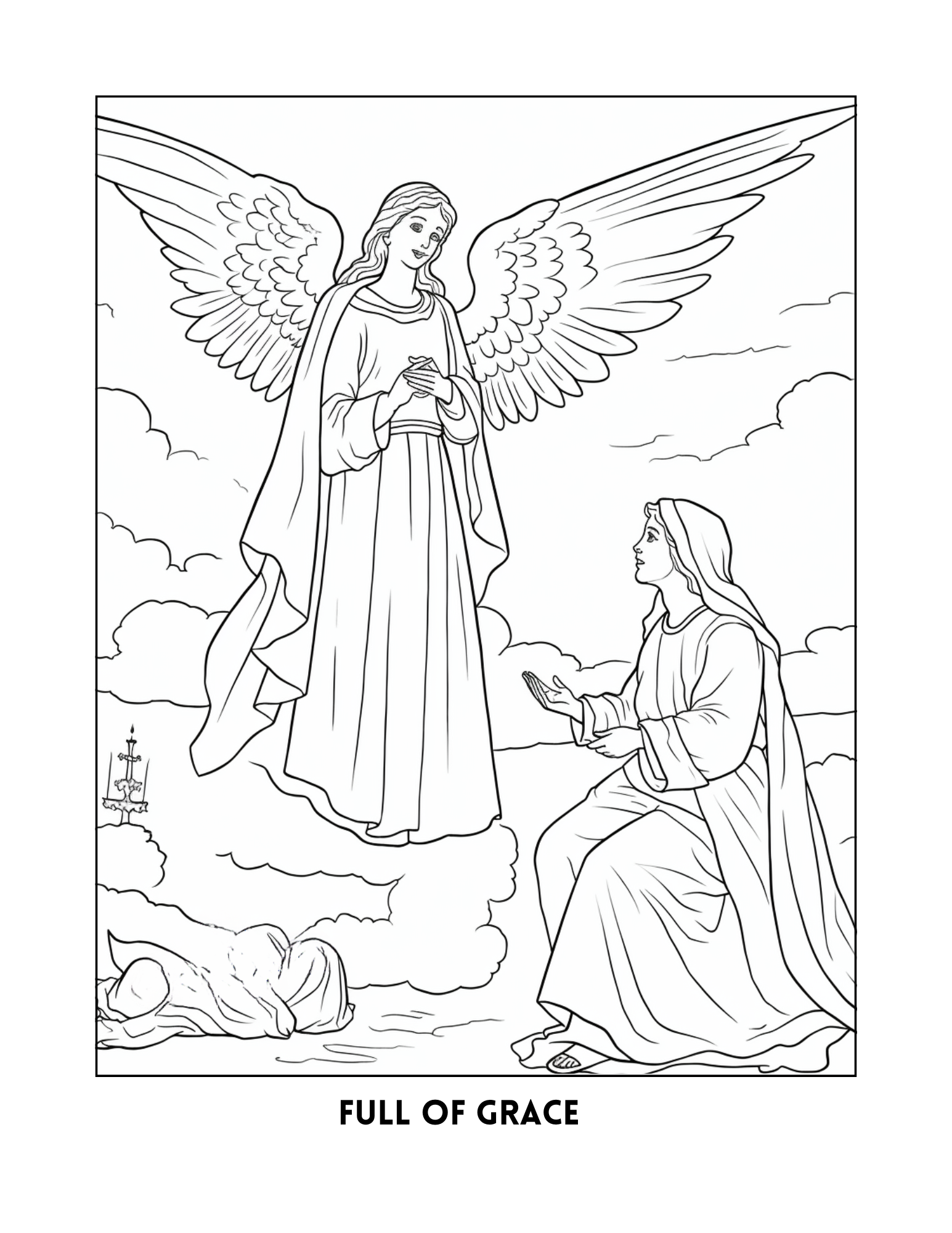 Hail Mary Coloring Book
