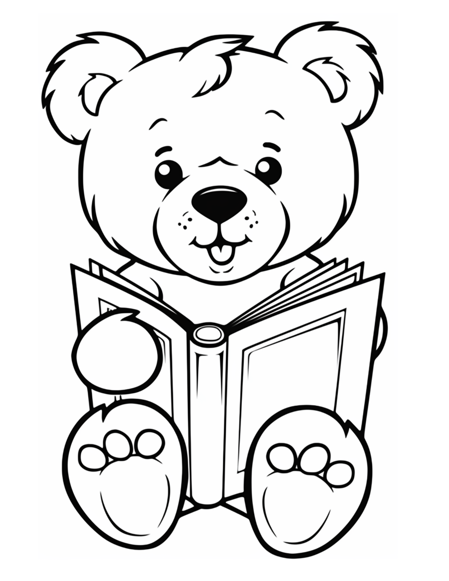 Teddy Bear Coloring Book