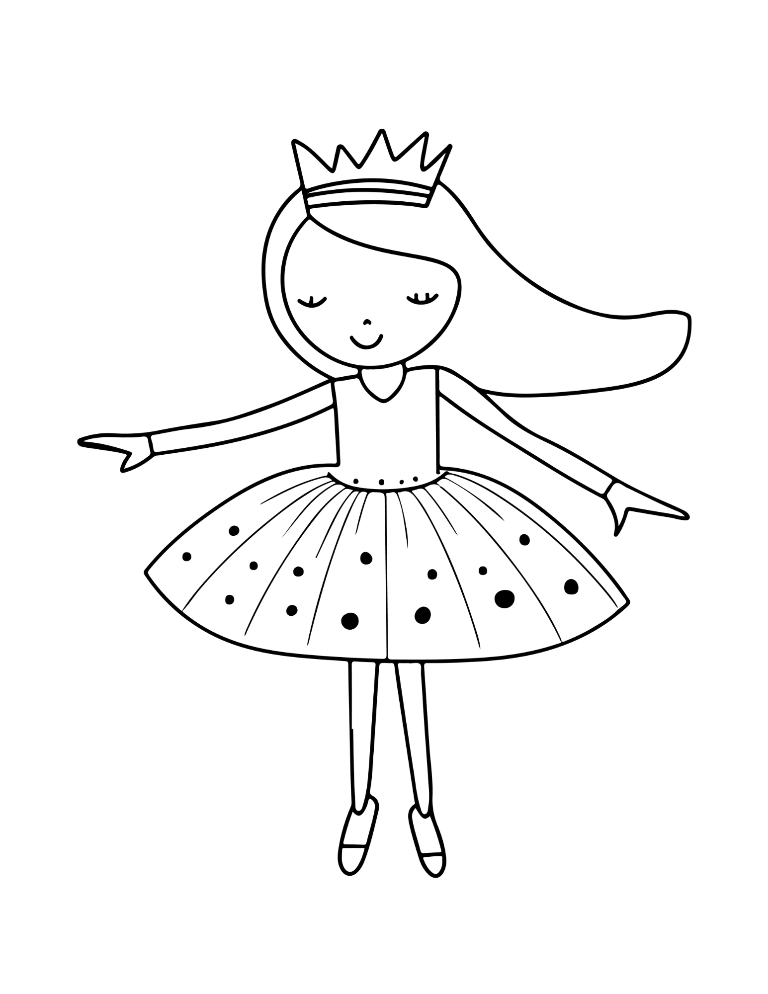 Twinkle Toes Coloring for Little Ballerinas