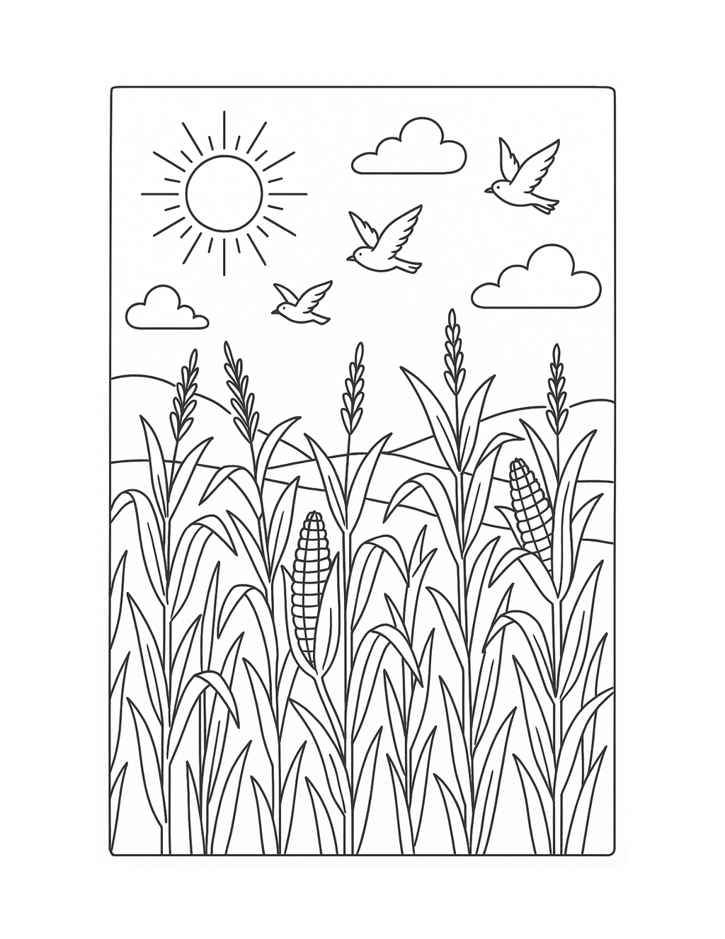 Country Living Coloring Book