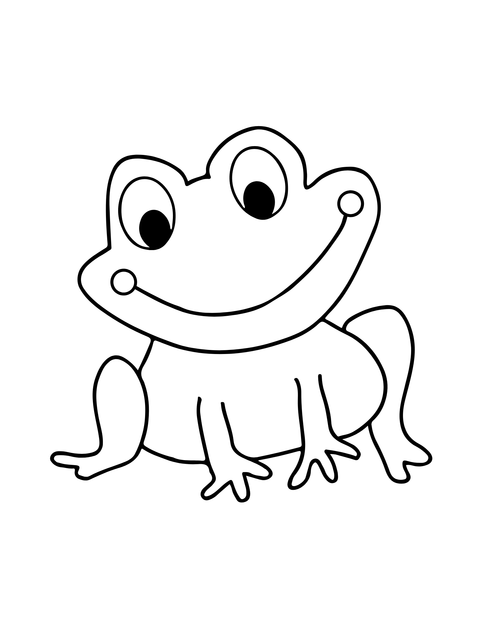 Froggy Fun A Frog Coloring Book