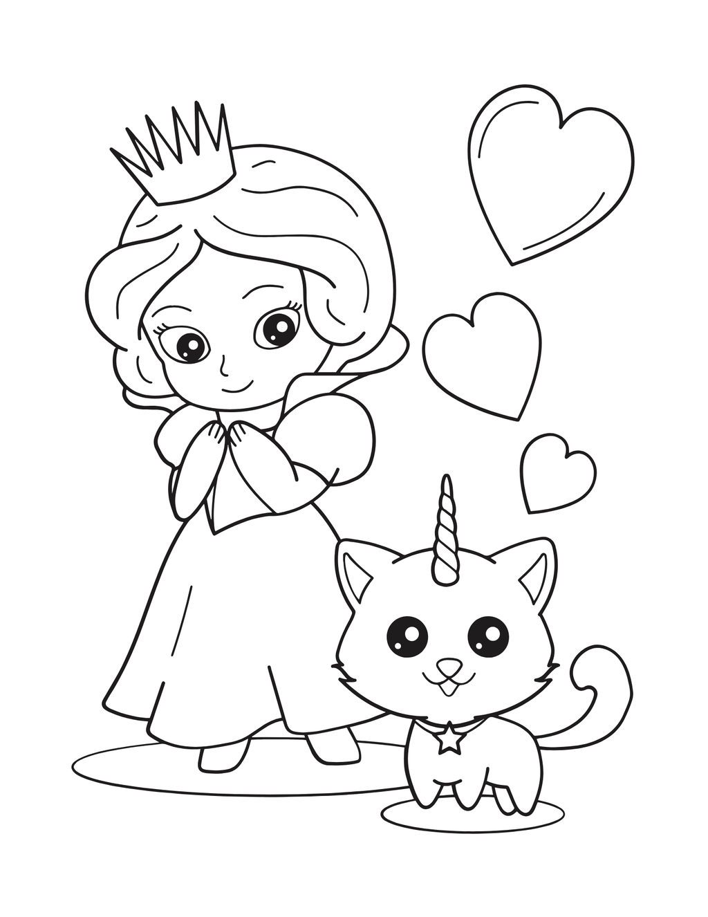 Princess Dreams Coloring Book