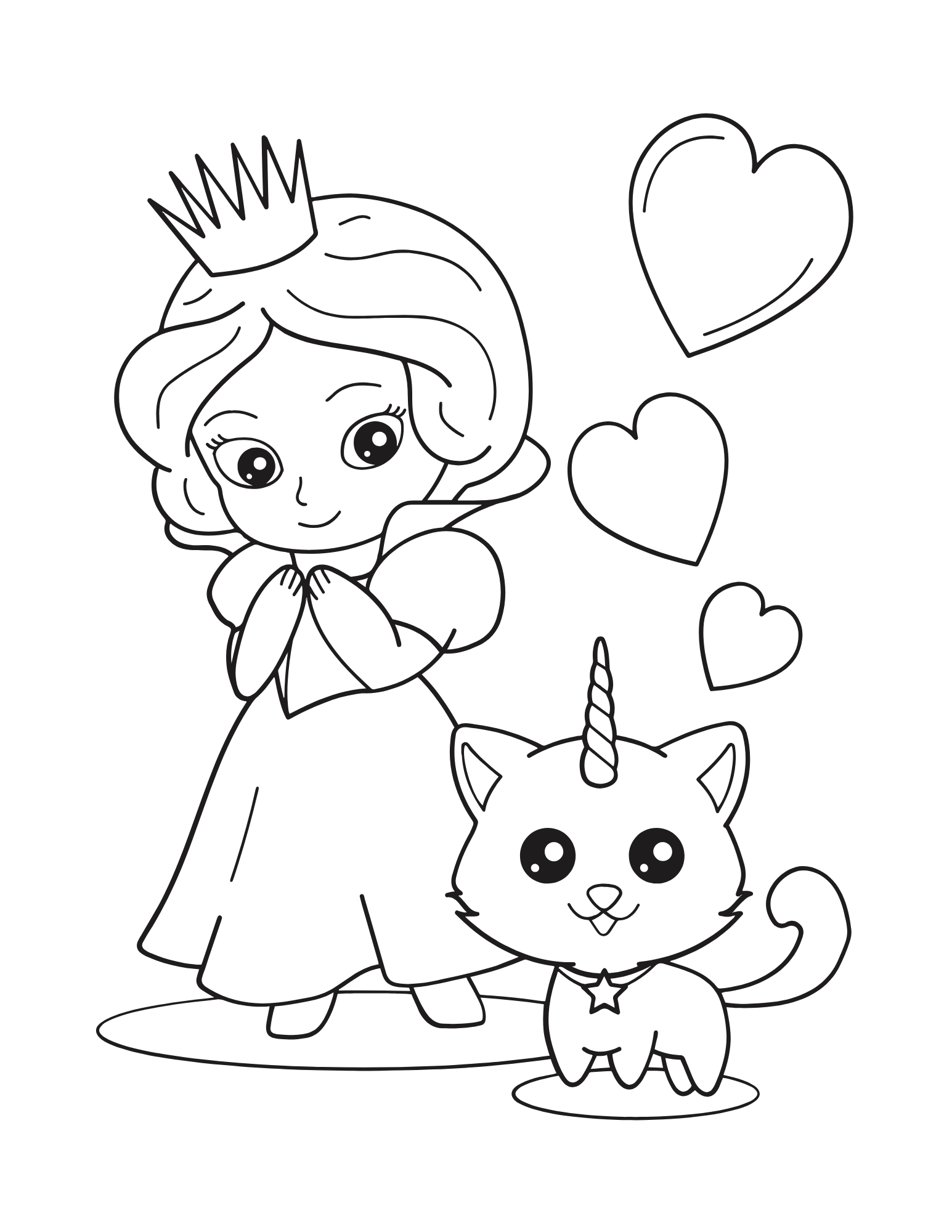 Princess Dreams Coloring Book