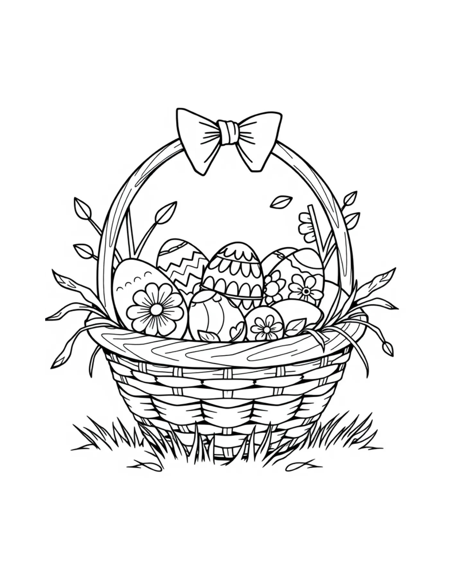 Easter Vibes Coloring Book