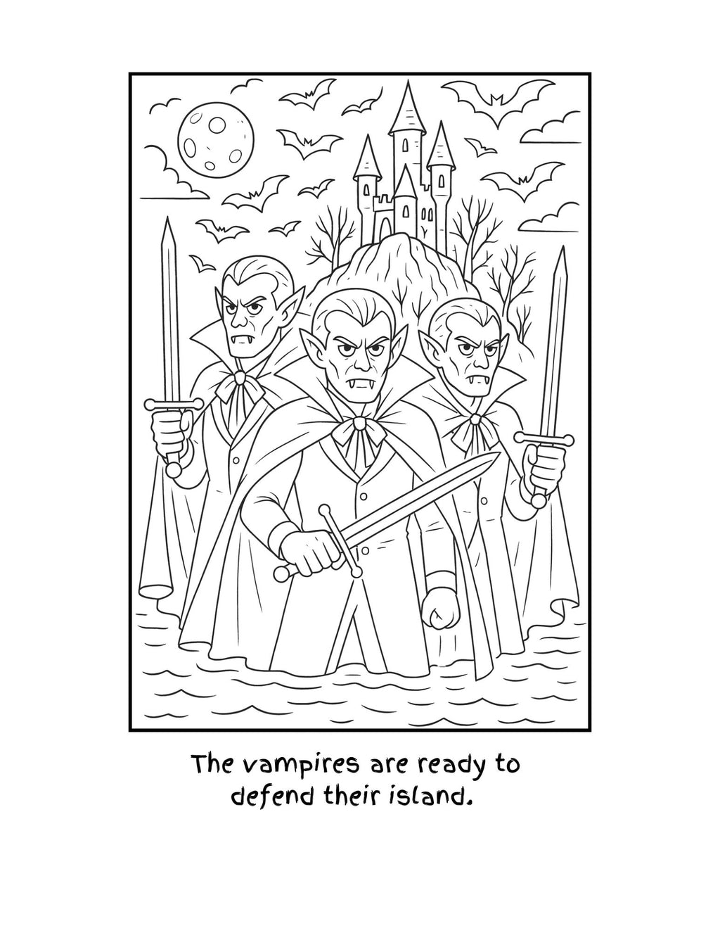 Shiver Me Feathers: A Haunted Voyage Coloring Book Story Part 2