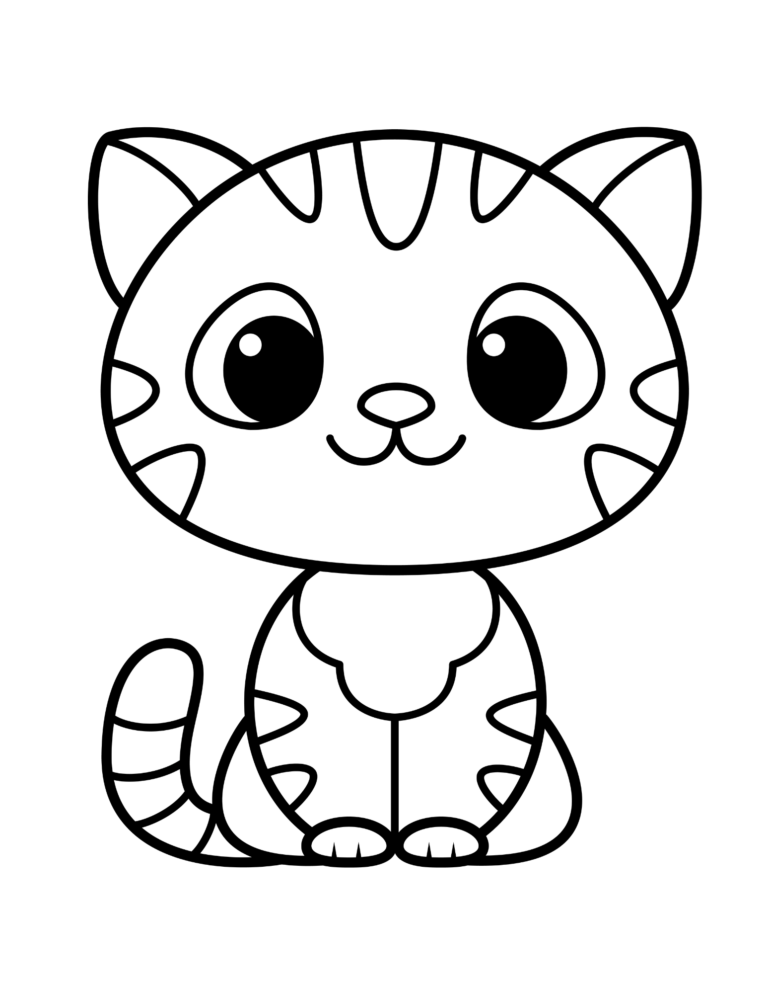 Kitty Cat Love Coloring Book