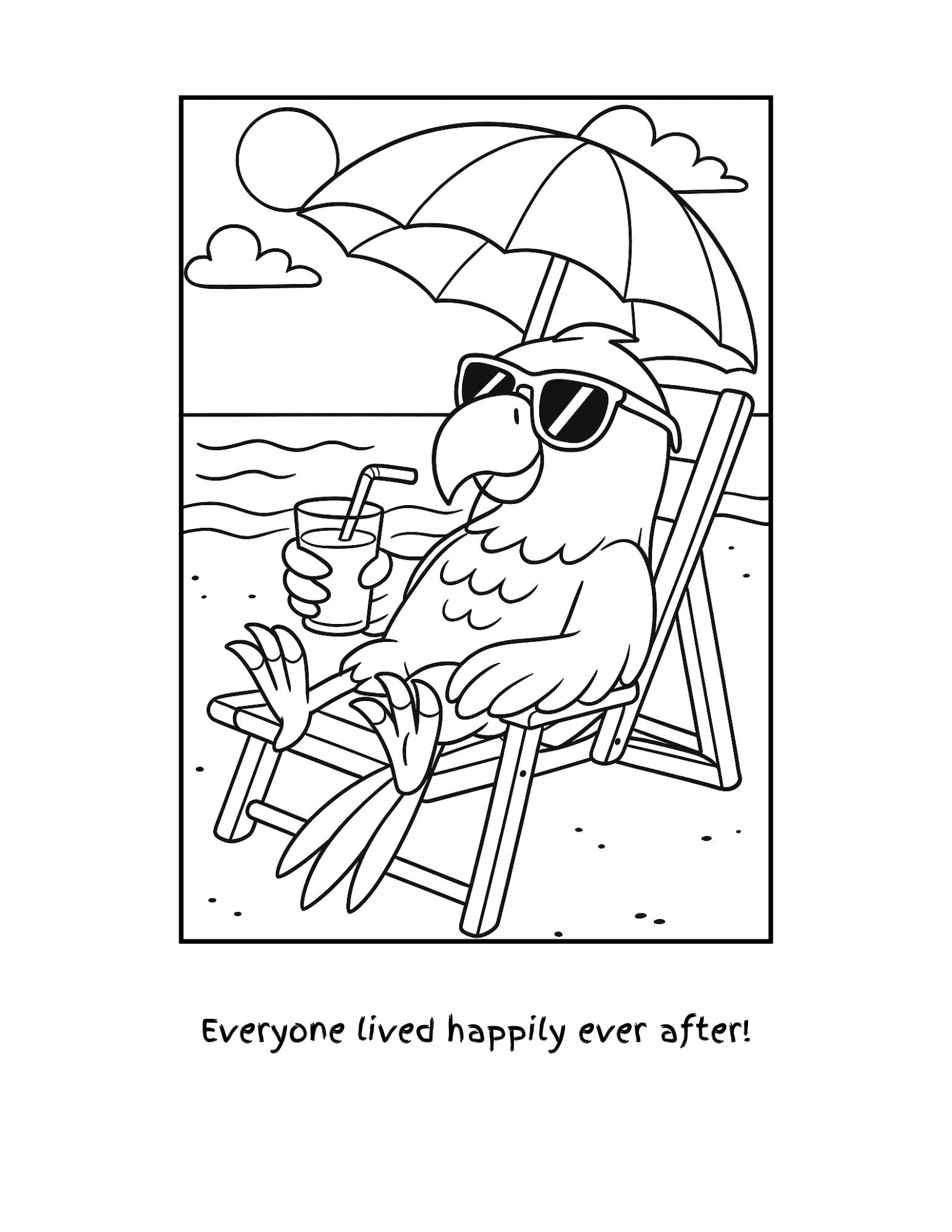 Shiver Me Feathers: A Haunted Voyage Coloring Book Story Part 2