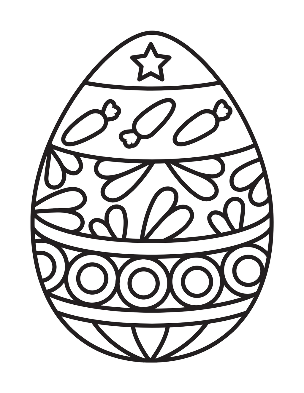Easter Vibes Coloring Book