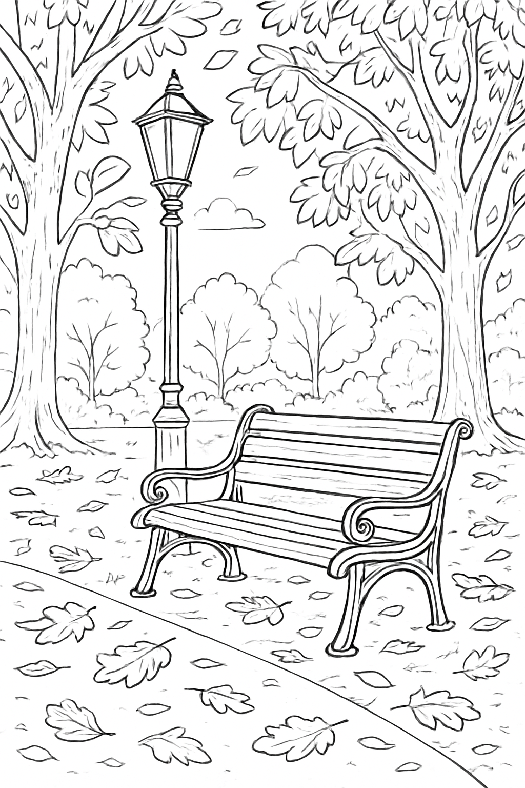 Cozy Fall Days Coloring Book