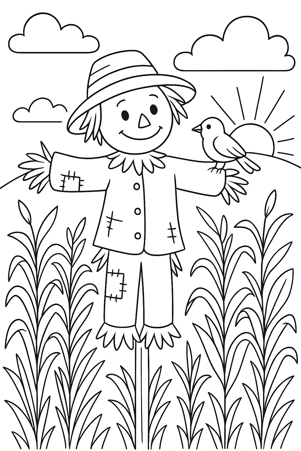 Cozy Fall Days Coloring Book