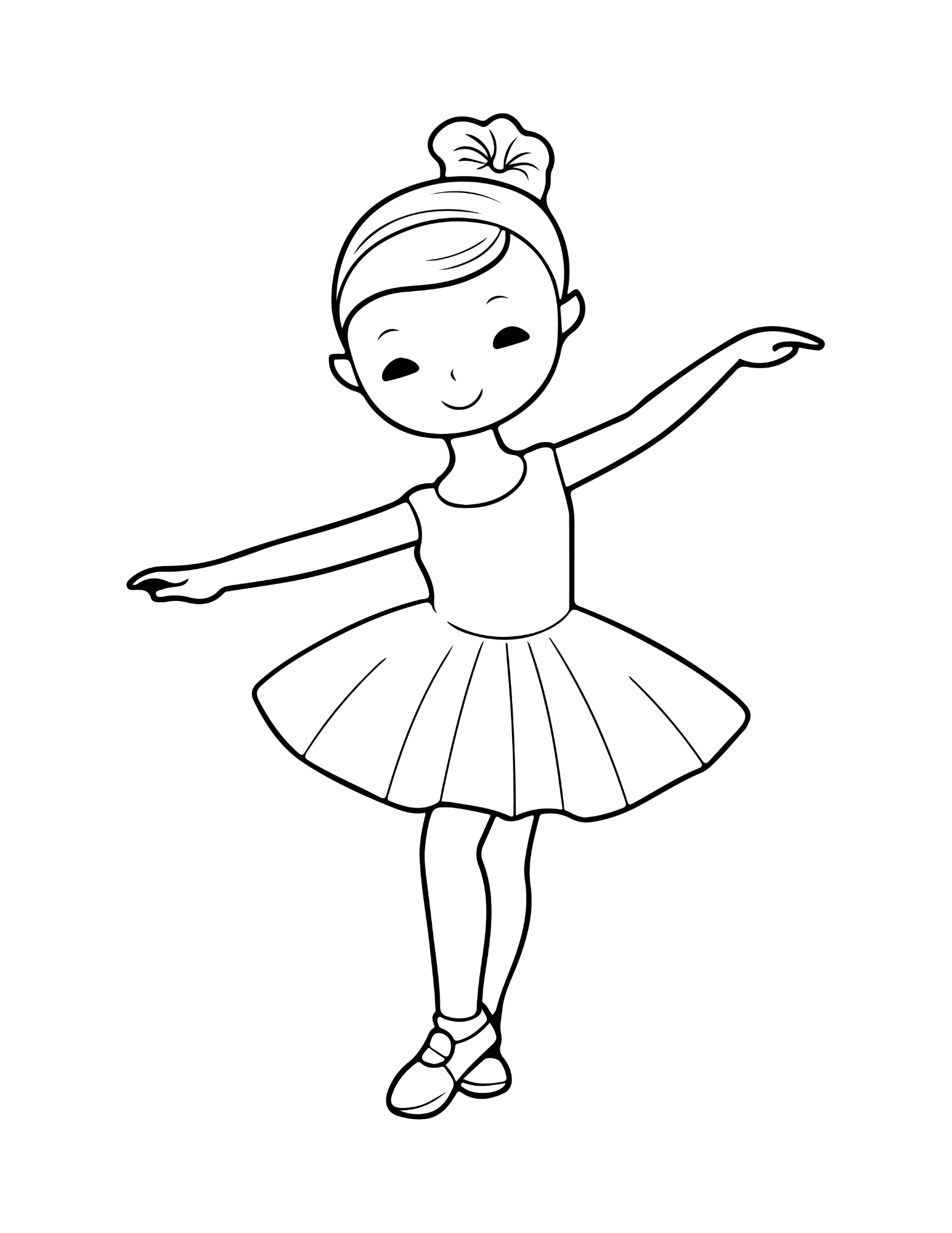 Twinkle Toes Coloring for Little Ballerinas