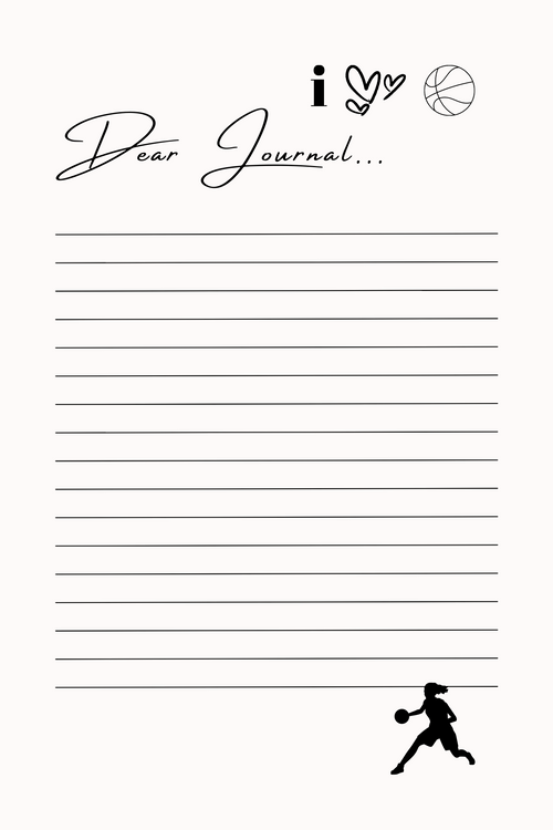 Basketball Vibes Journal