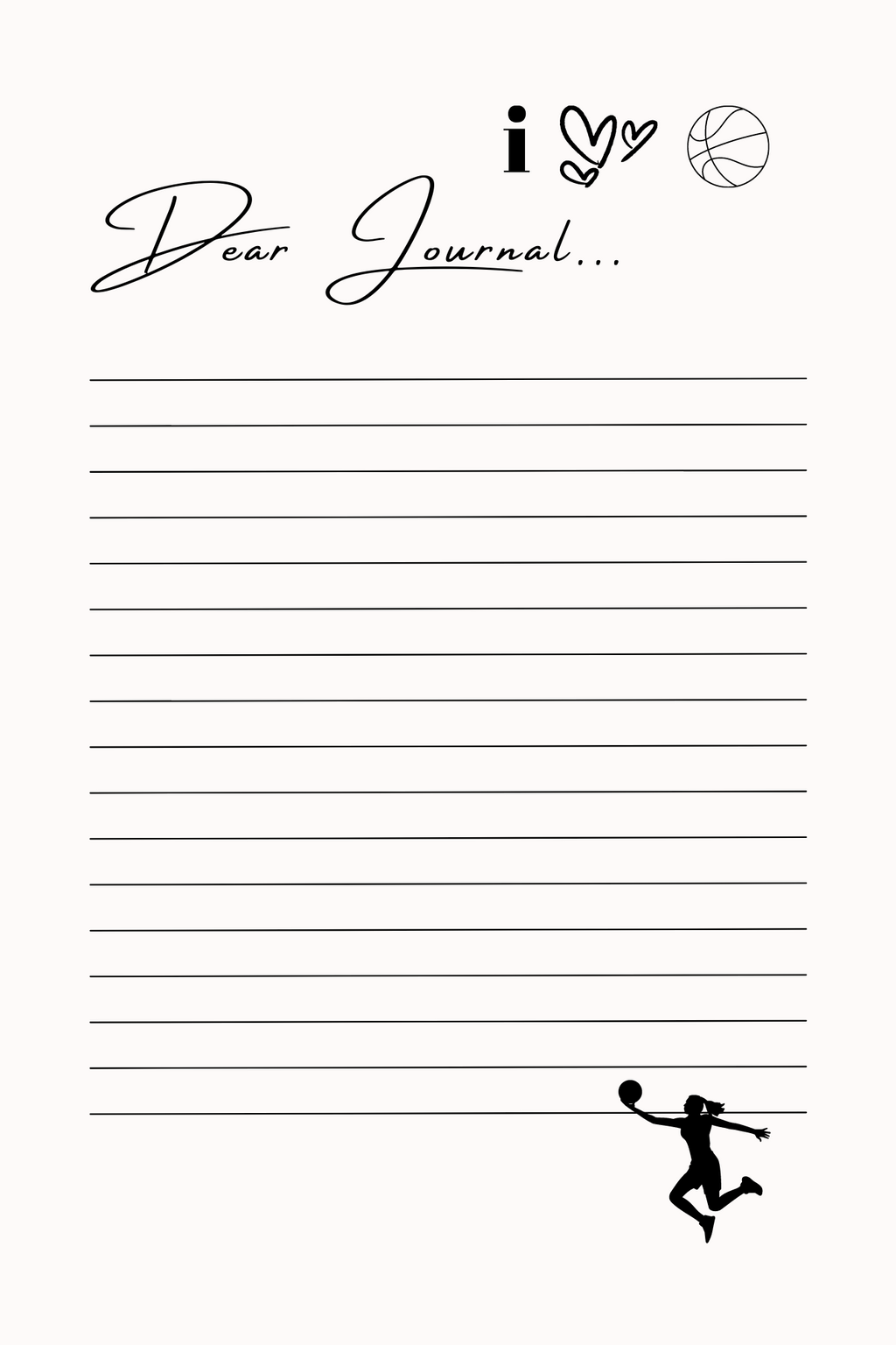 Basketball Vibes Journal